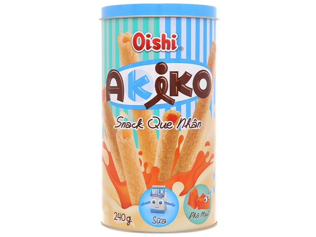 Snack Akiko nhân sữa tươi và phô mai