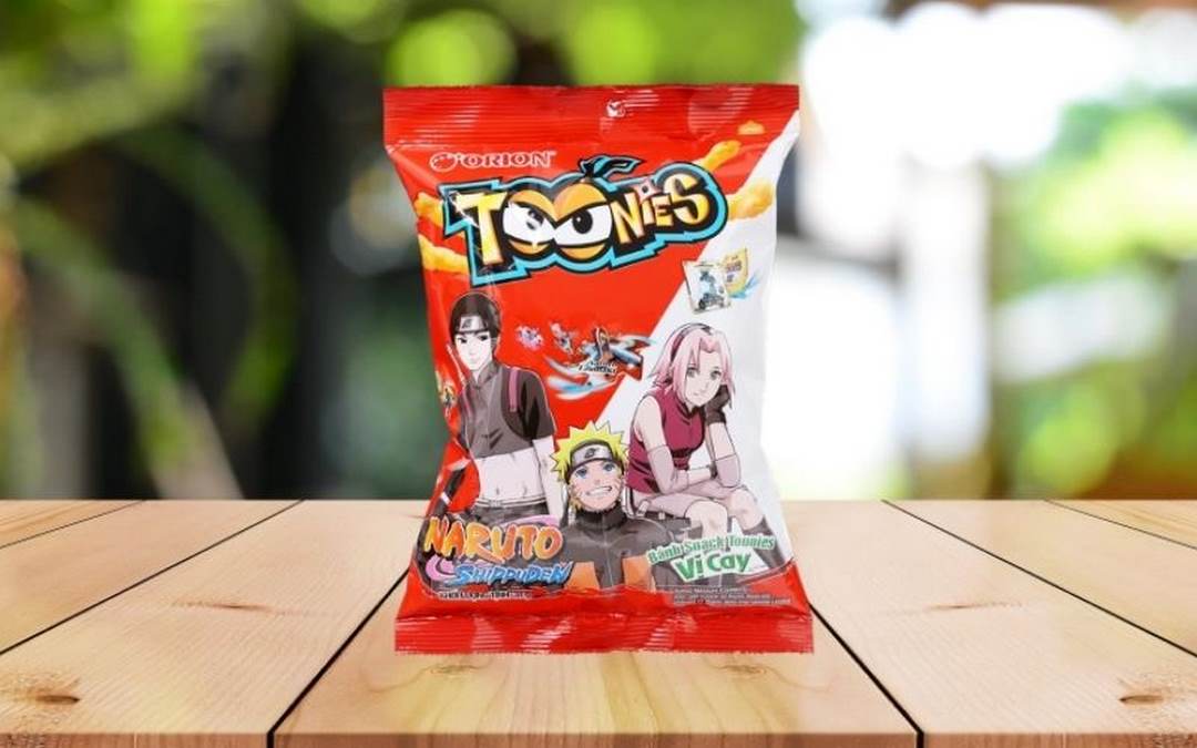 Snack Toonies là 1 trong những loại snack nhập khẩu quen thuộc