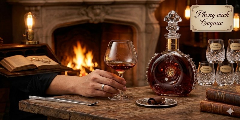Cognac và Sự quý phái bên ánh lửa